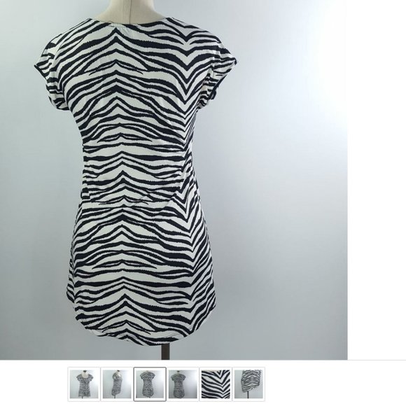 Candy Couture Women size Small Asymmetrical Blouse Zebra Pattern High Low Hem - Picture 3 of 8